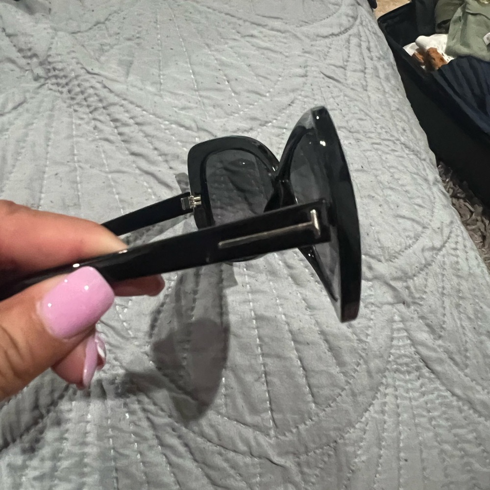 Tom Ford Black Cat-Eye Sunglasses - Picture 3 of 10